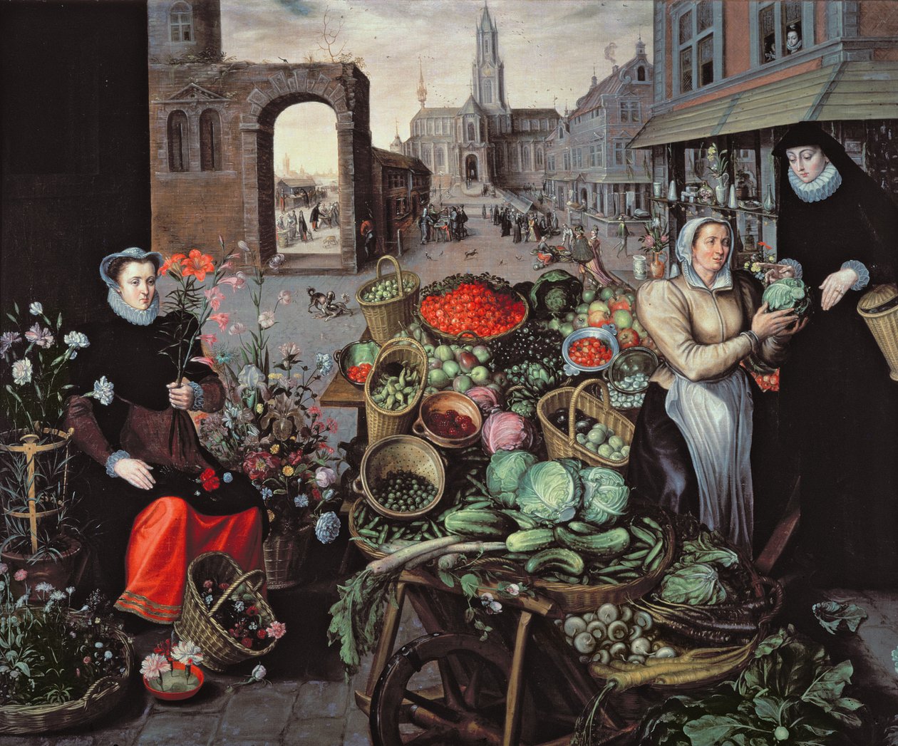 Mercado de verduras y flores de Arnout de Muyser