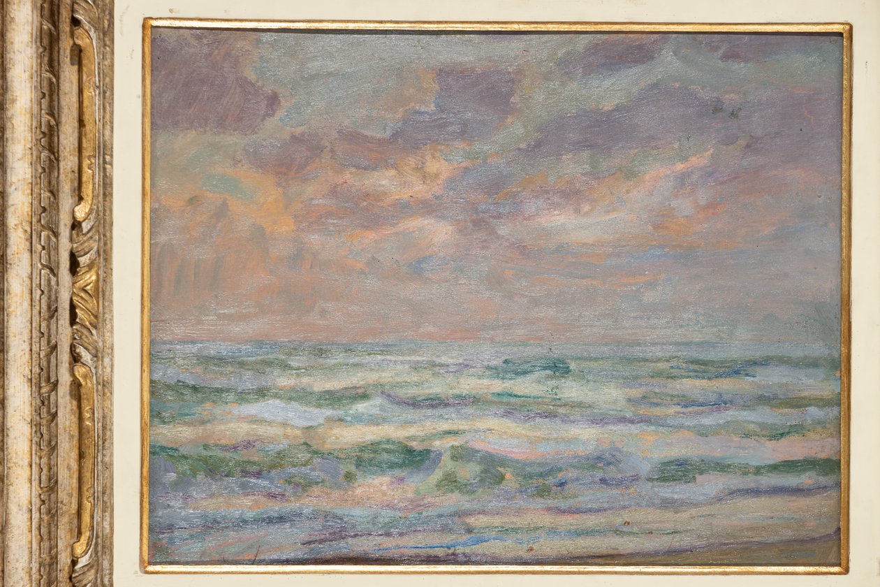Marina (óleo sobre tabla) de Aroldo Bonzagni