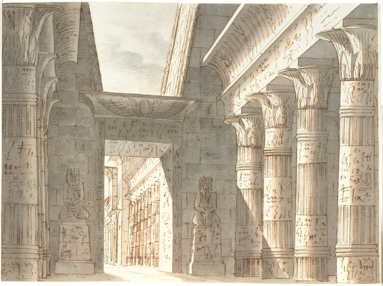 Templo egipcio de Aron Wallick