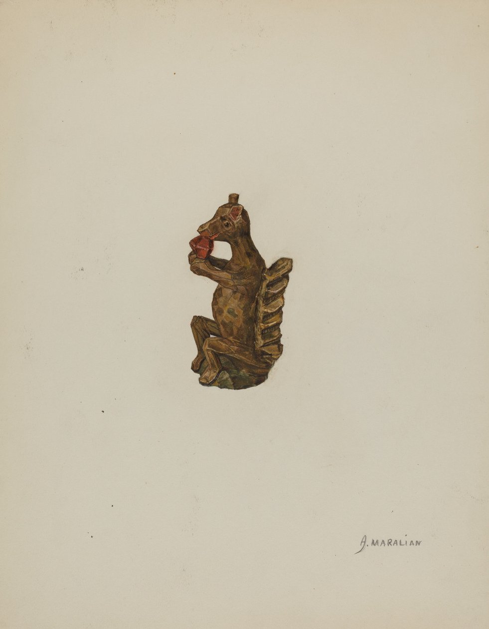 Figura de ardilla alemana de Pensilvania de Arsen Maralian