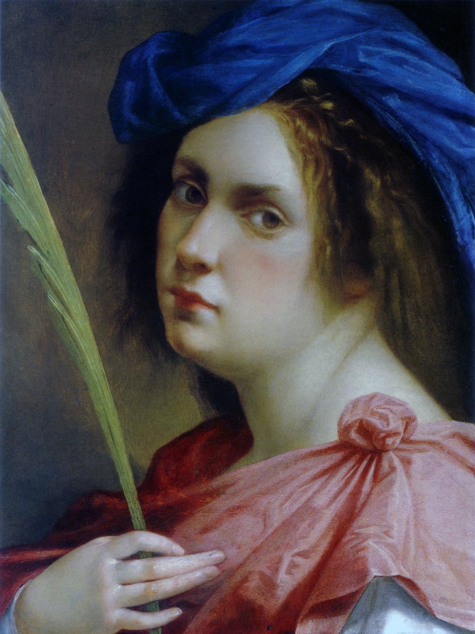 Autorretrato como mártir, c.1615 de Artemisia Gentileschi