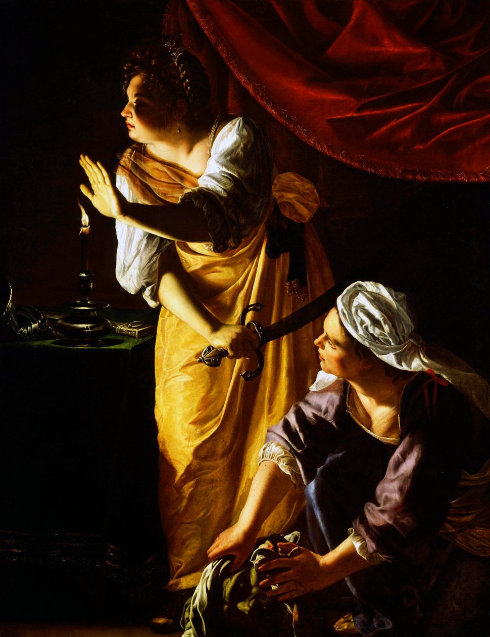 Judith y su criada de Artemisia Gentileschi