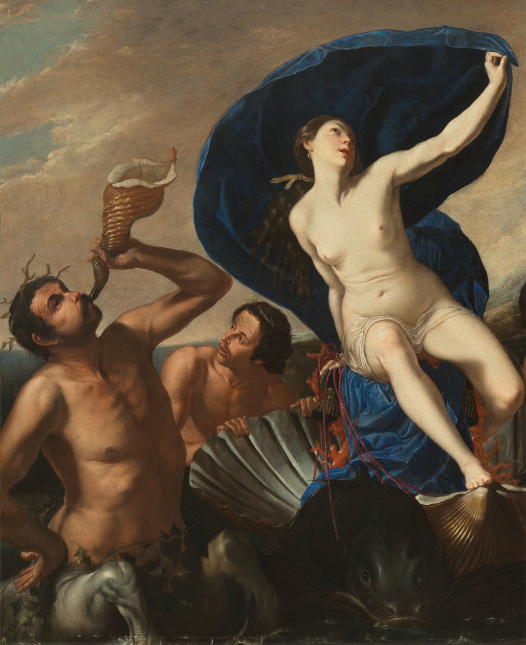 El triunfo de Galatea (óleo sobre lienzo) de Artemisia and associate Gentileschi