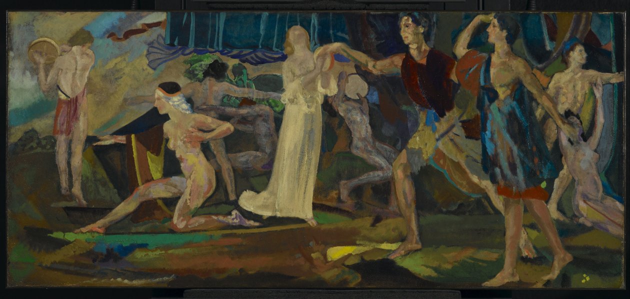 Frescura de los Heridos de Arthur Bowen Davies