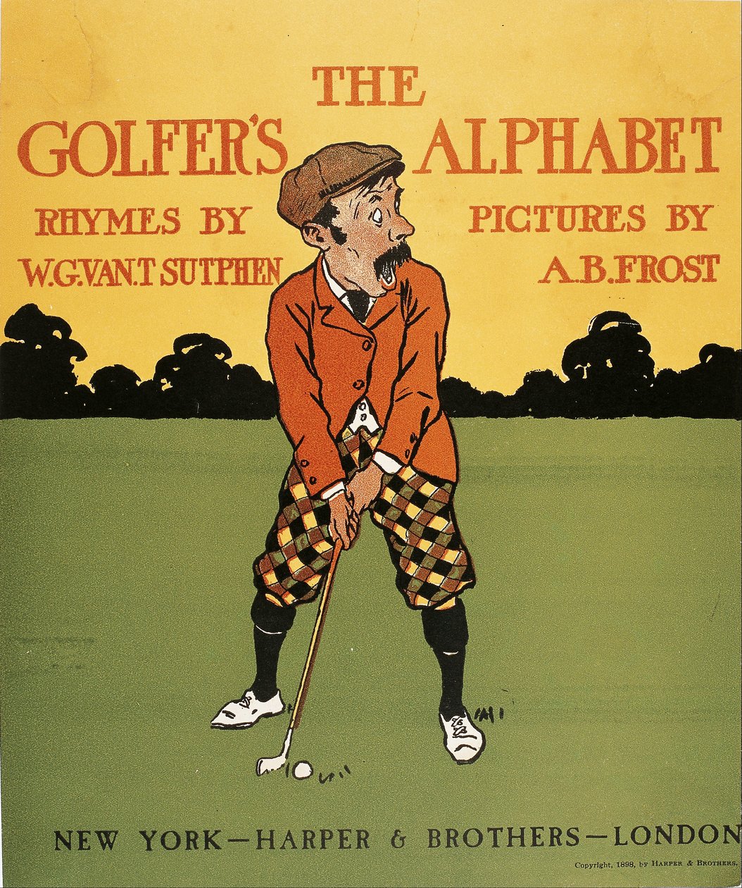El Alfabeto de los Golfistas de Arthur Burdett Frost