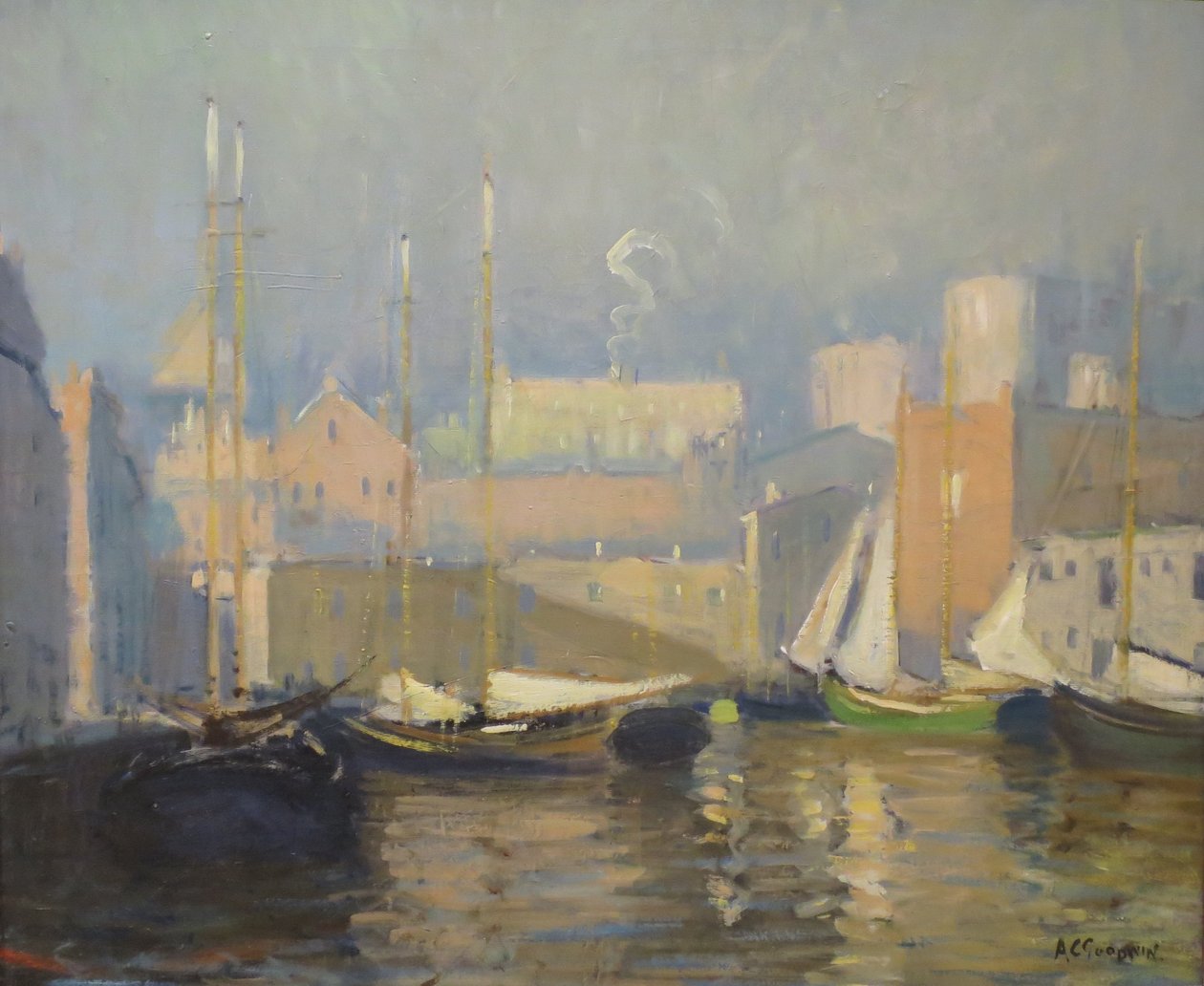 Muelle de té, Boston de Arthur Clifton Goodwin