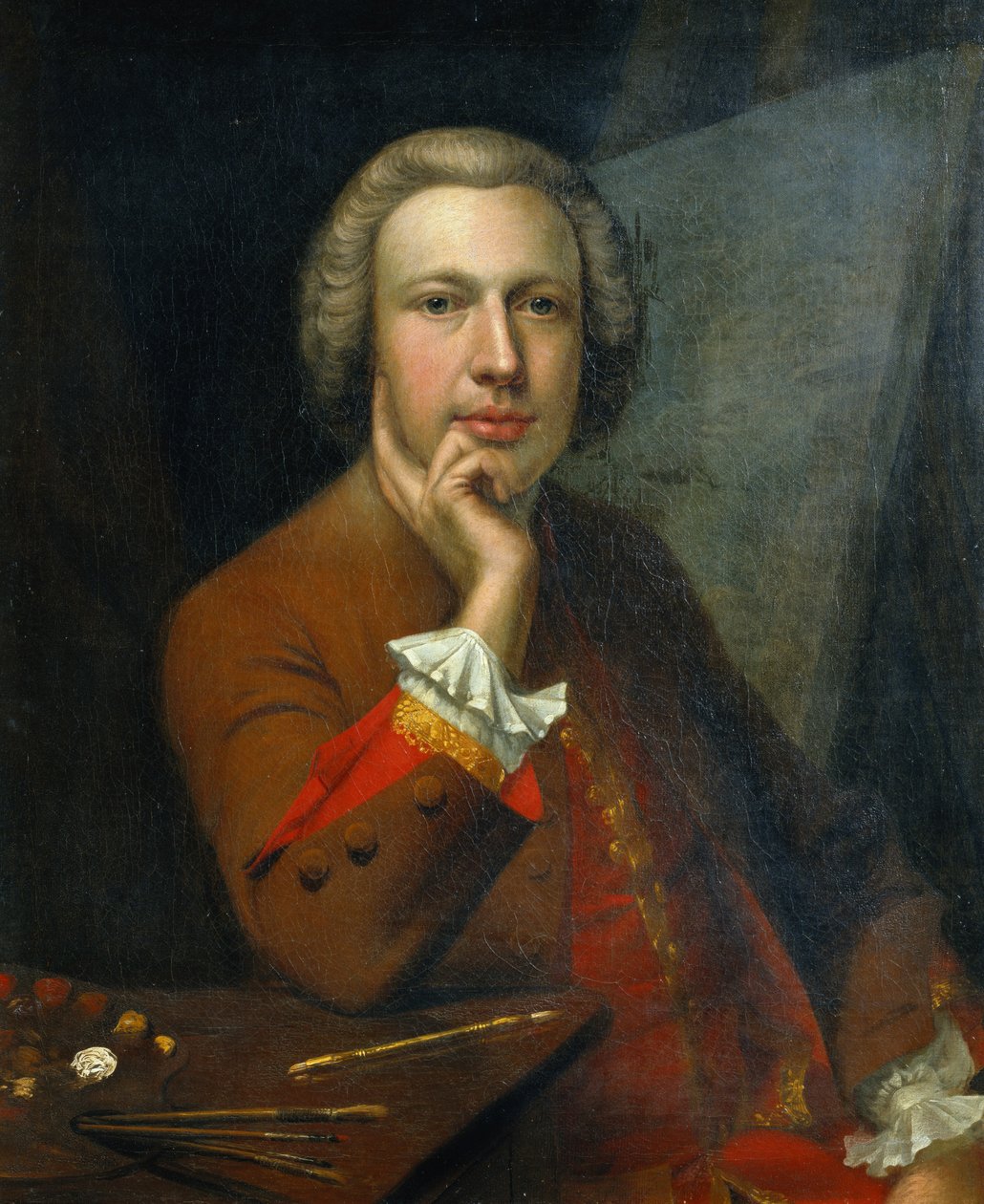 Autorretrato, 1742 de Arthur Devis