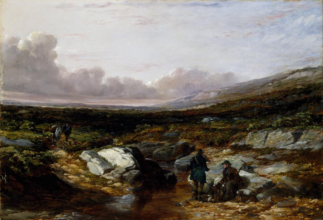 Caza de Ciervos en Escocia - Preparándose de Arthur Fitzwilliam Tait