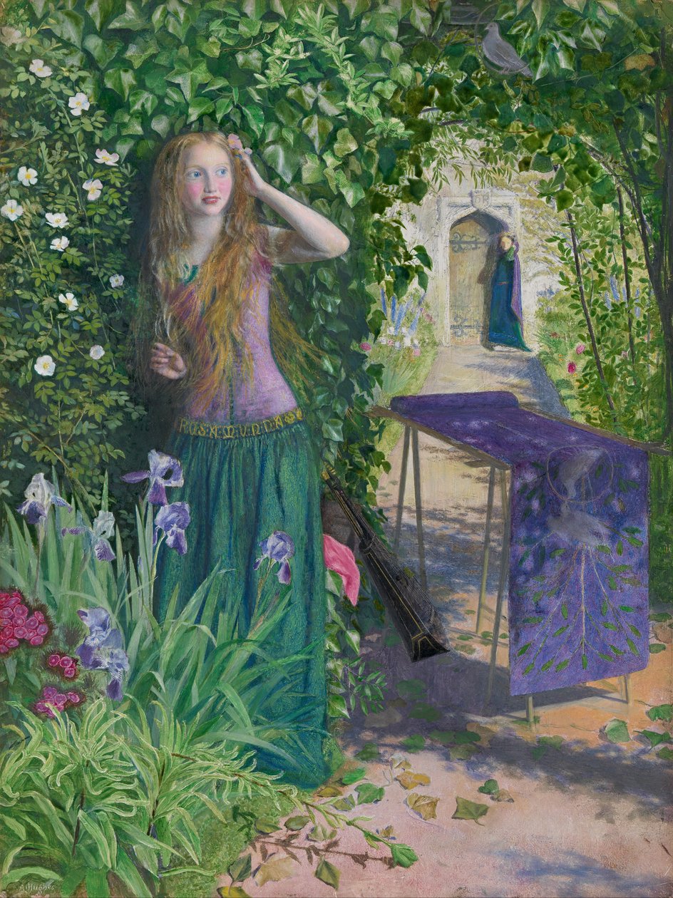La bella Rosamund de Arthur Hughes