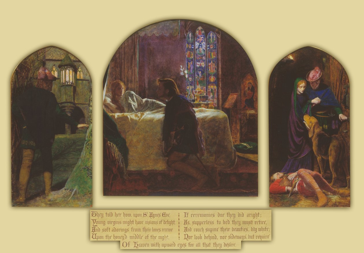 La Víspera de San Agustín de Arthur Hughes