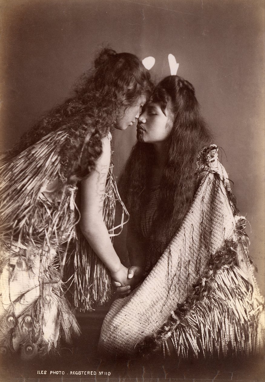Mujeres maoríes, Nueva Zelanda de Arthur James Iles