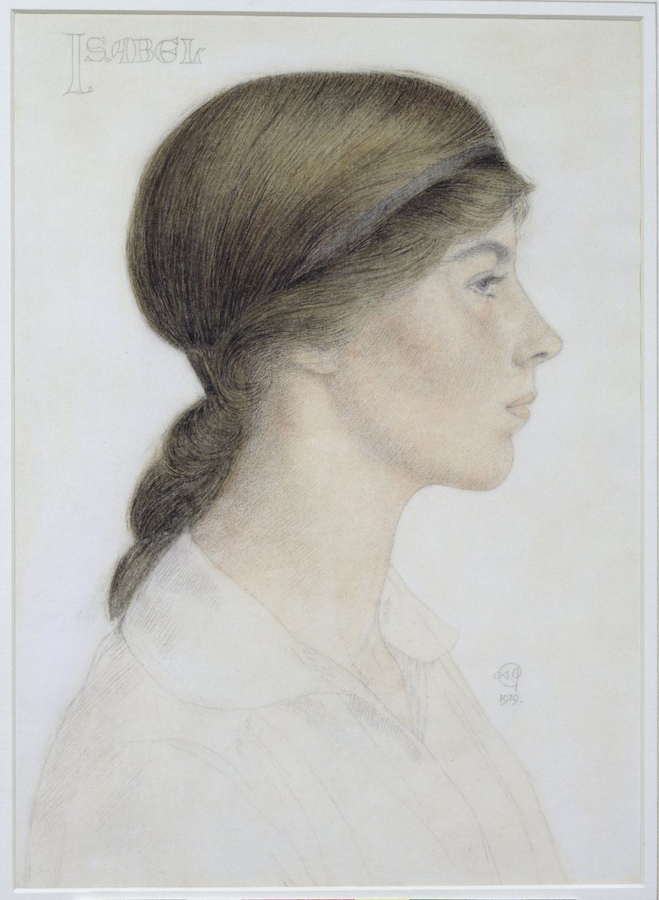Isabel Margaret Jordan, 1919 de Arthur Joseph Gaskin