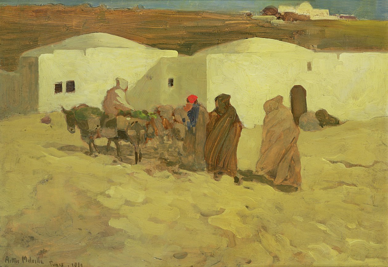 Una escena en Túnez, 1899 de Arthur Melville