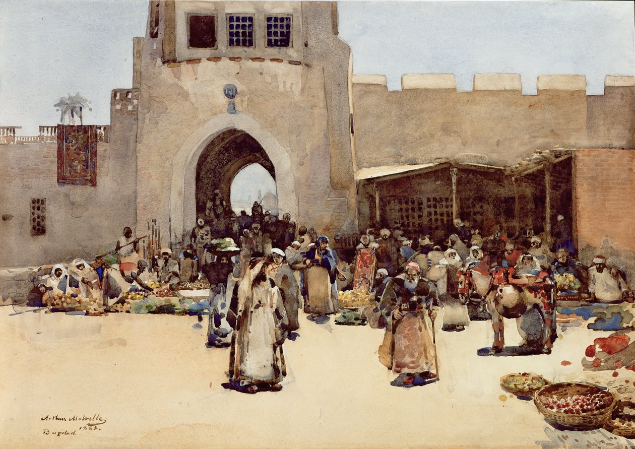 La puerta norte, Bagdad de Arthur Melville