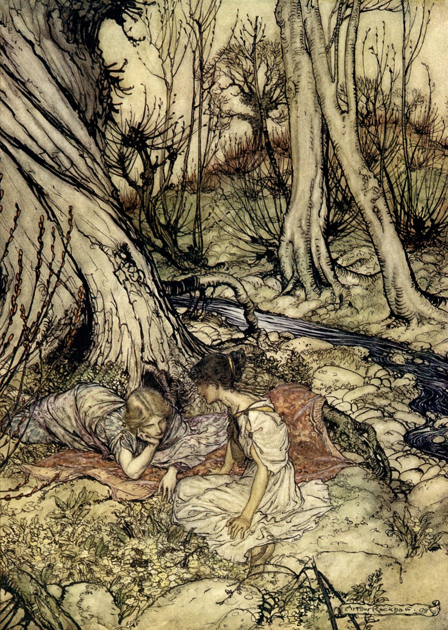 Sueño de una noche de verano de Arthur Rackham