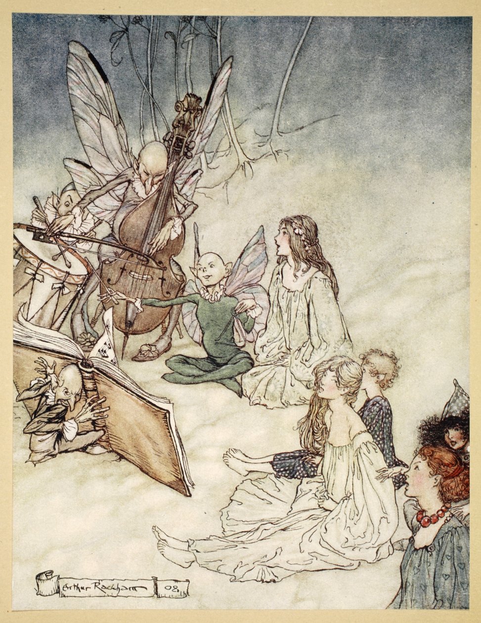 Y una canción de hadas, ilustración de 