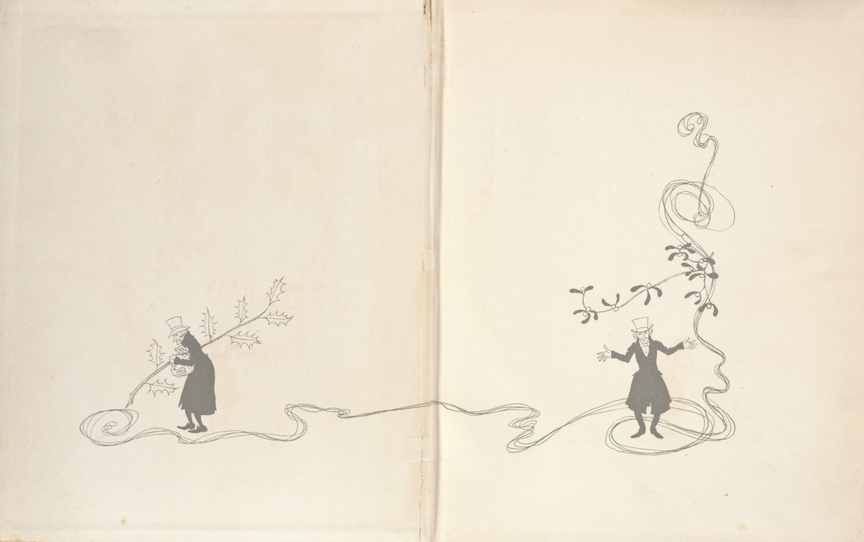 Guardas delanteras - Un cuento de Navidad, 1915 de Arthur Rackham