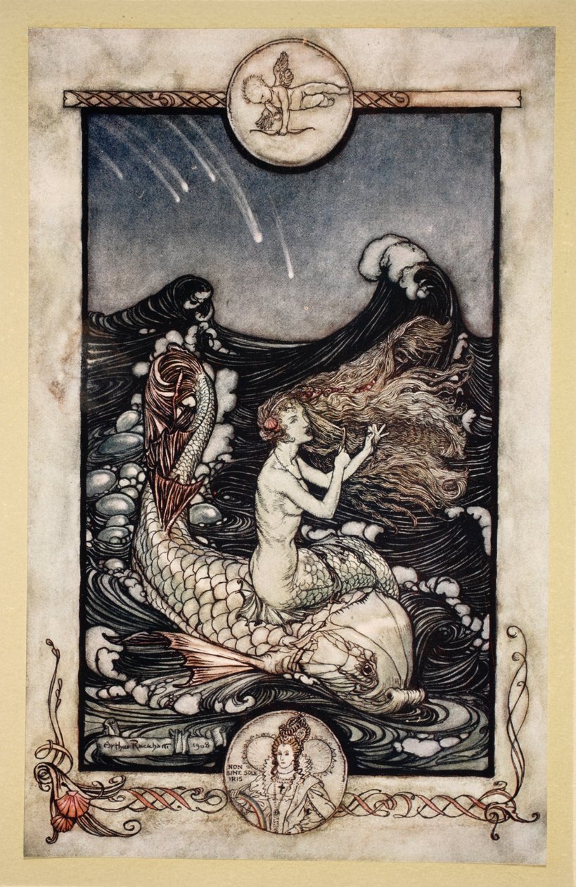 Para escuchar la música de las sirenas, ilustración de 