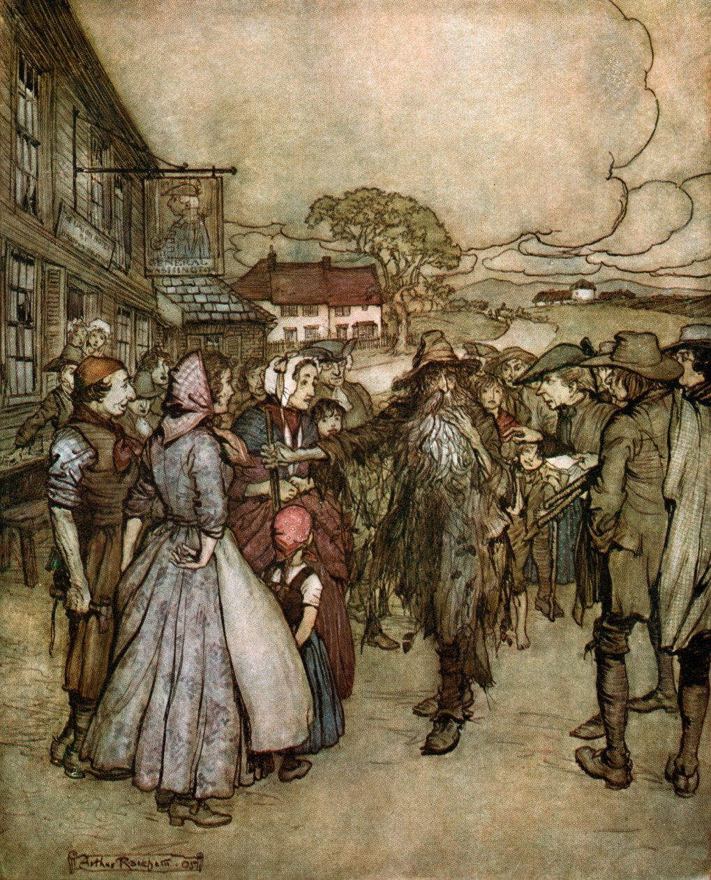 Cuento corto de Washington Irving de Arthur Rackham