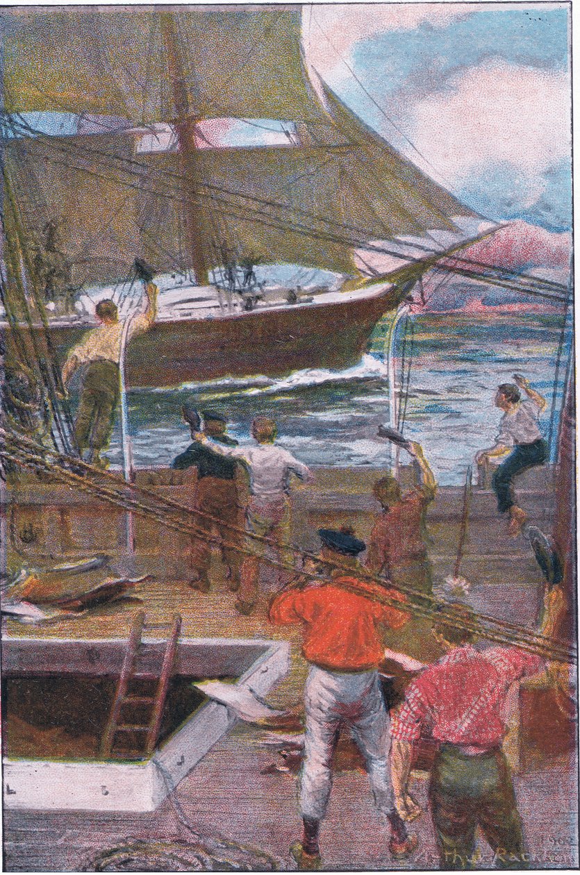 Dimos tres fuertes vítores de Arthur Rackham