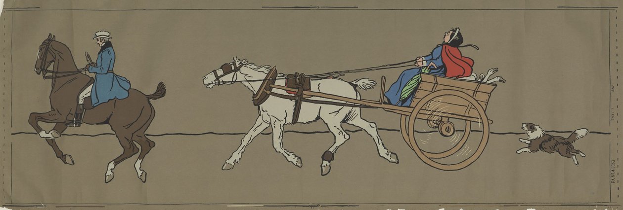 El friso de caza de Arthur Sanderson und Sons Ltd.