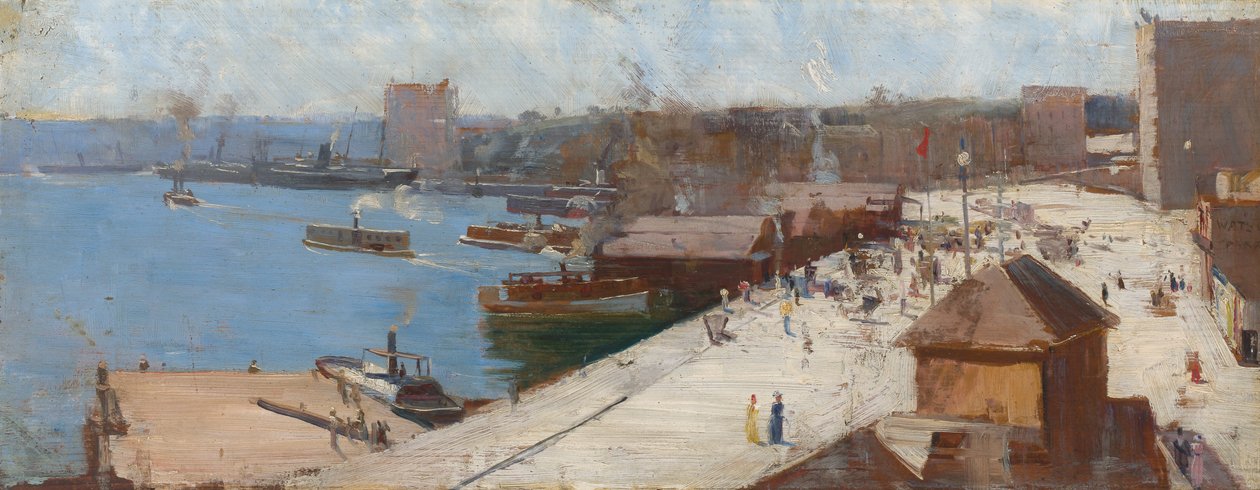 Circular Quay de Arthur Streeton