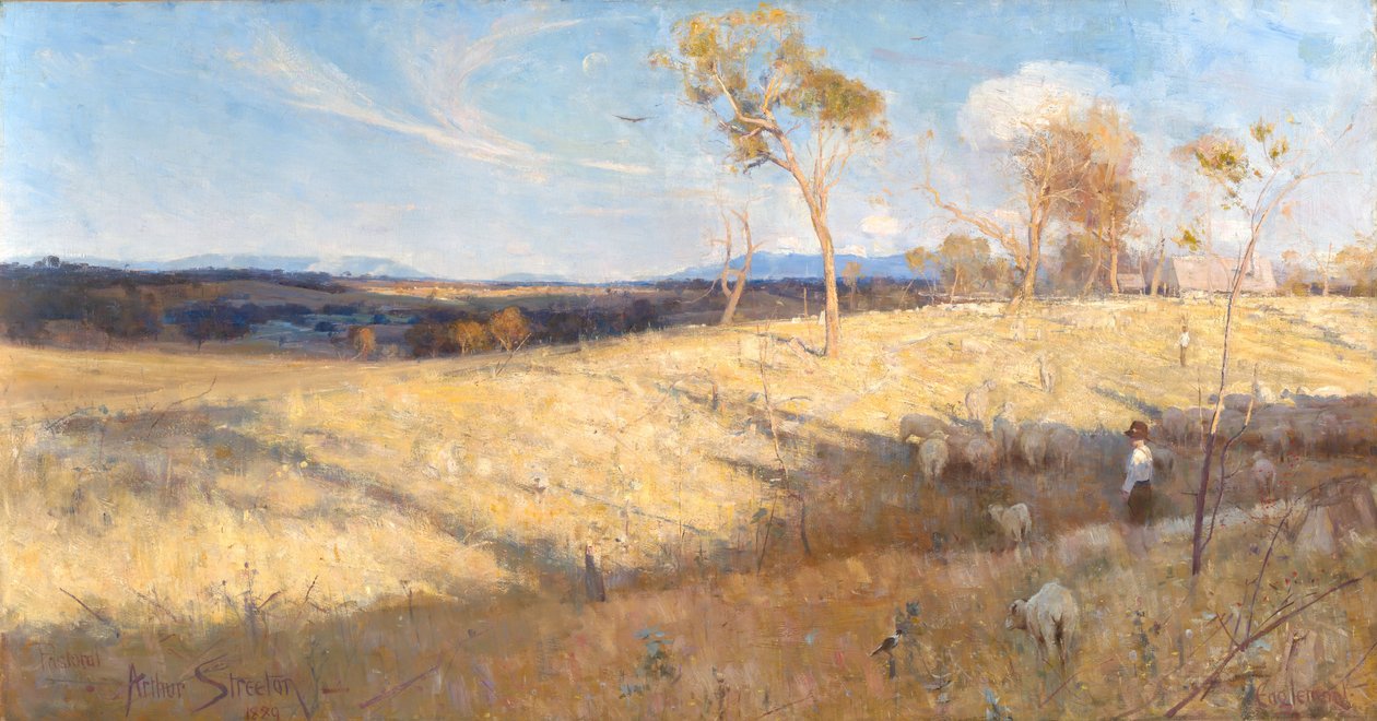 Verano dorado, Eaglemont de Arthur Streeton