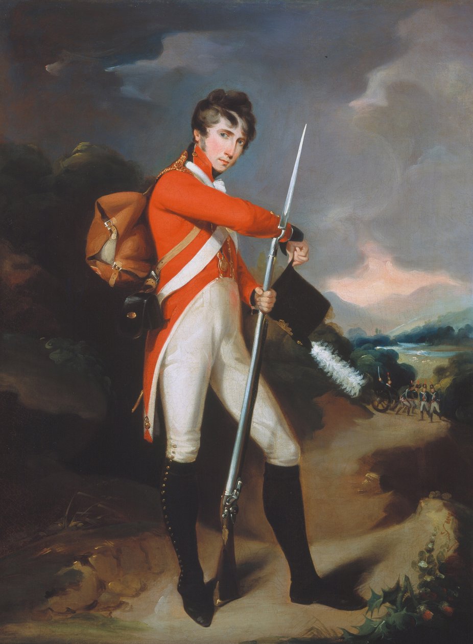 Granadero de un regimiento voluntario, c.1805 de Arthur Devis