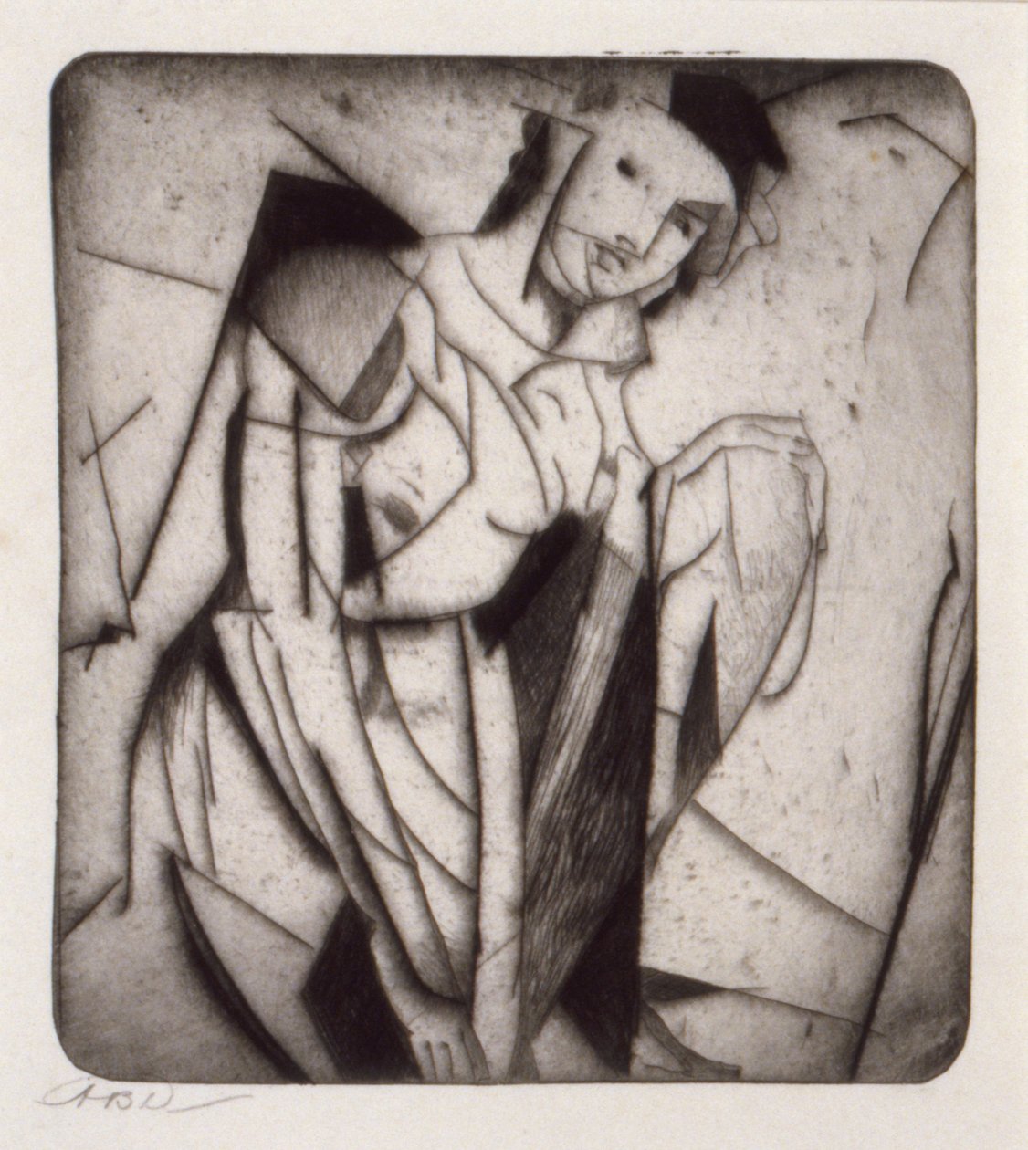 Figura en vidrio de Arthur B. Davies