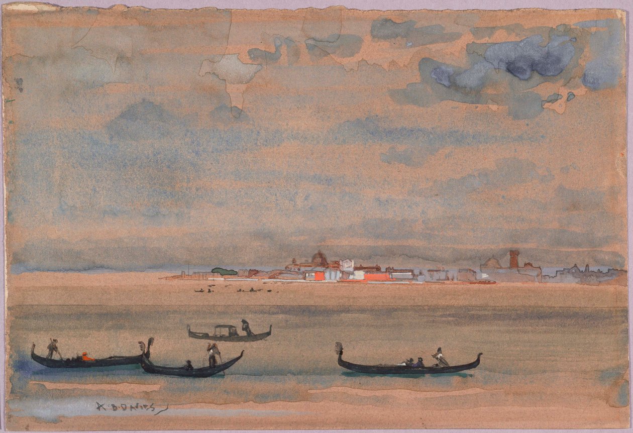 Góndolas de Arthur Bowen Davies