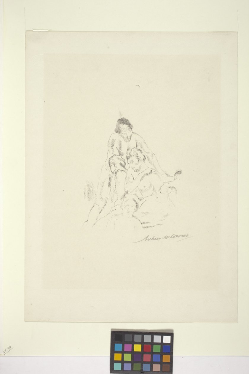 Pirámide (litografía) de Arthur Bowen Davies