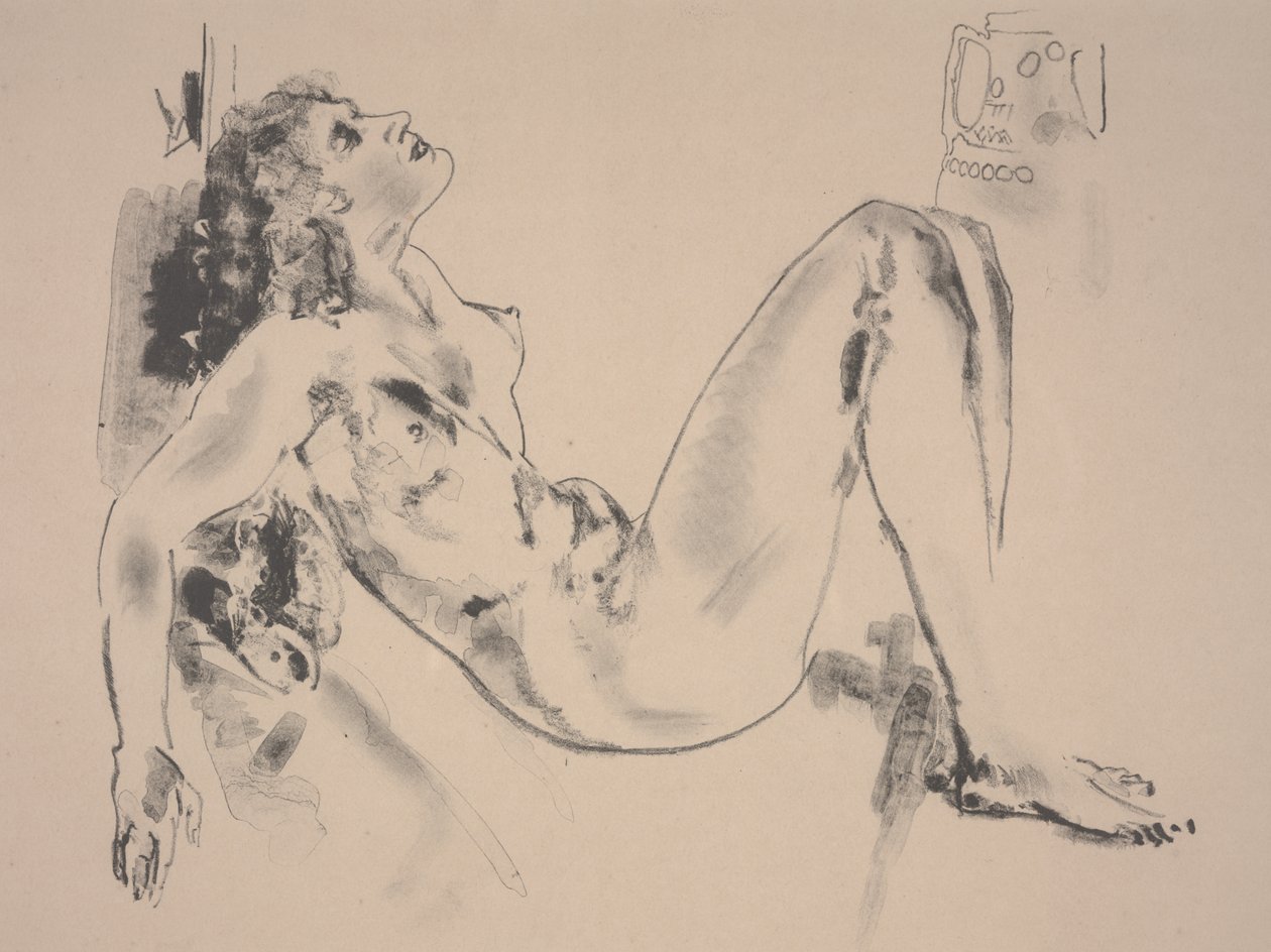 Desnudo reclinado de Arthur Bowen Davies