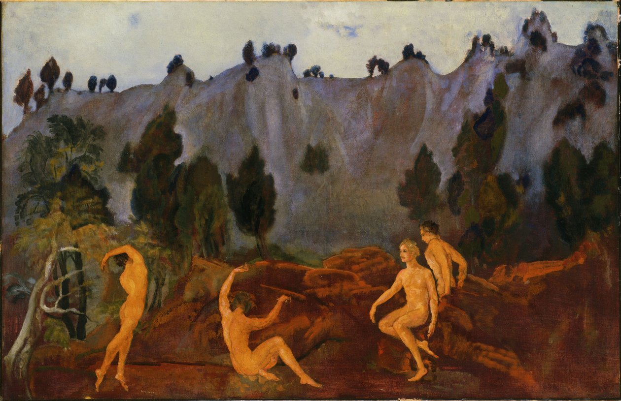 La Hesitación de Orestes de Arthur Bowen Davies