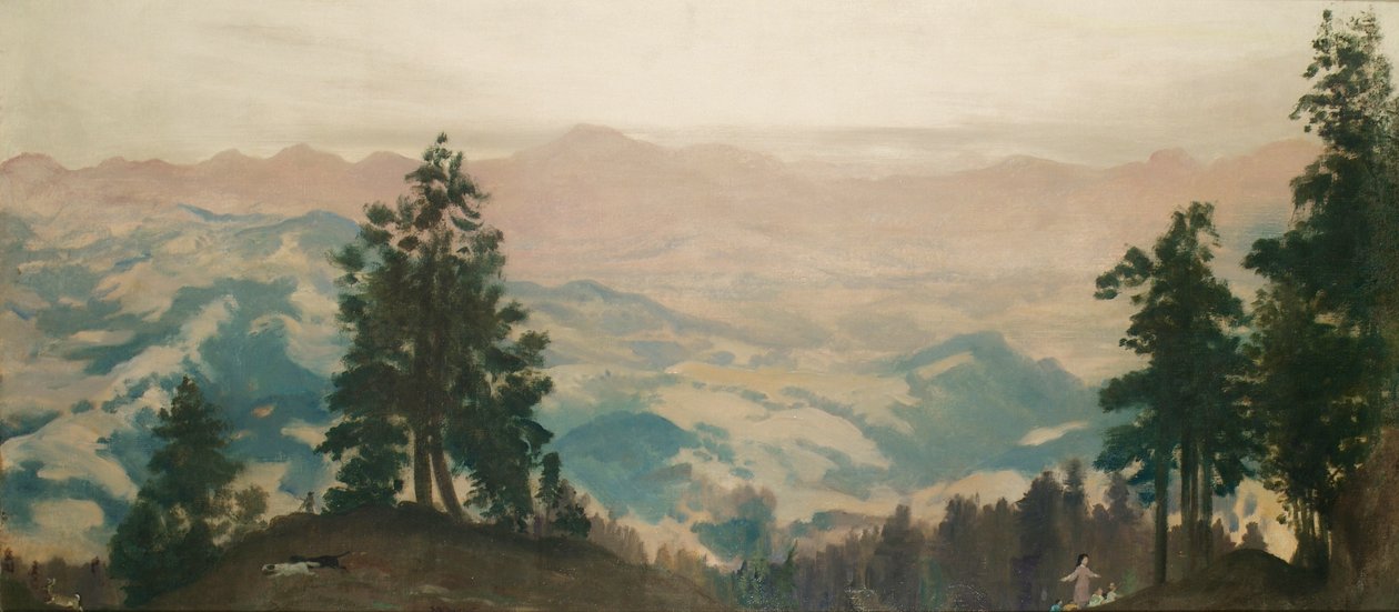 El señuelo de la caza, 1905 de Arthur Bowen Davies