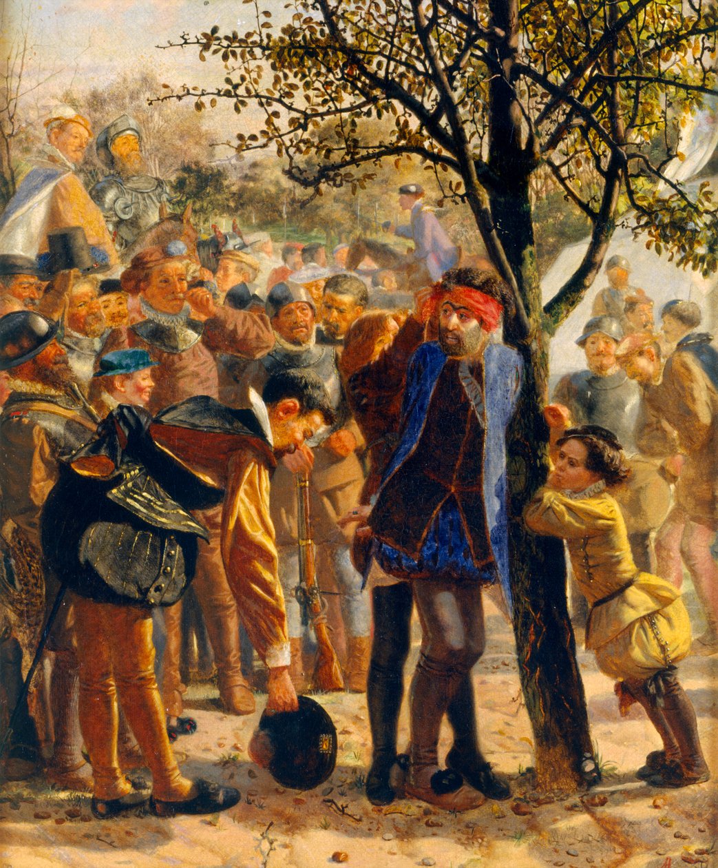 Escena de "Bien está lo que bien acaba" (óleo sobre lienzo) de Arthur Boyd Houghton