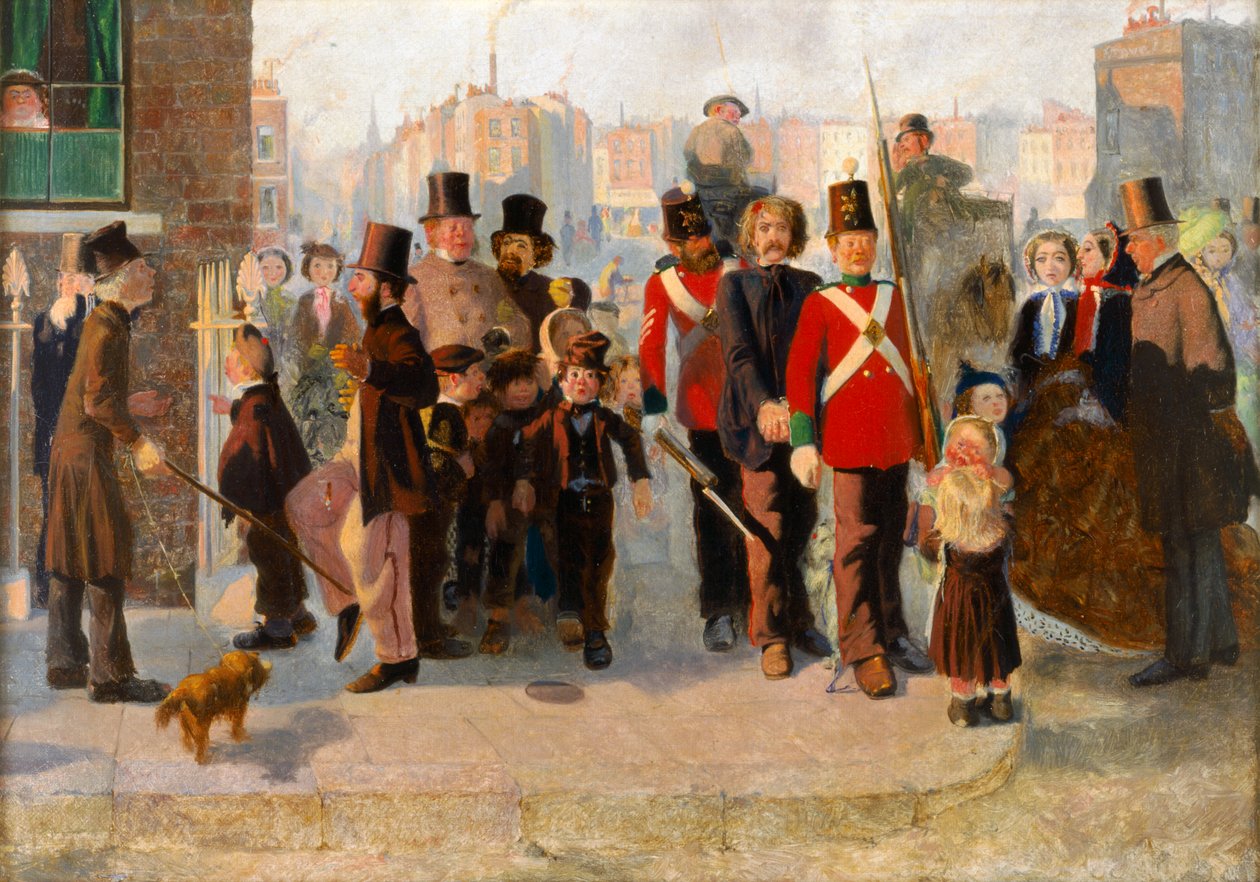 El desertor (óleo sobre lienzo) de Arthur Boyd Houghton