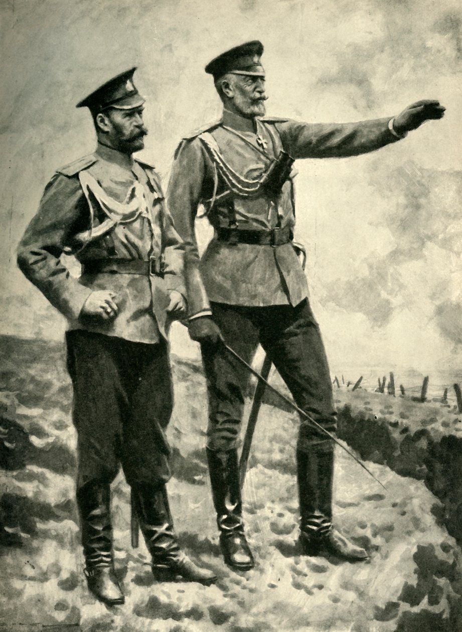Los cambios en el mando ruso, septiembre de 1915. Primera Guerra Mundial, c1920 de Arthur C. Michael