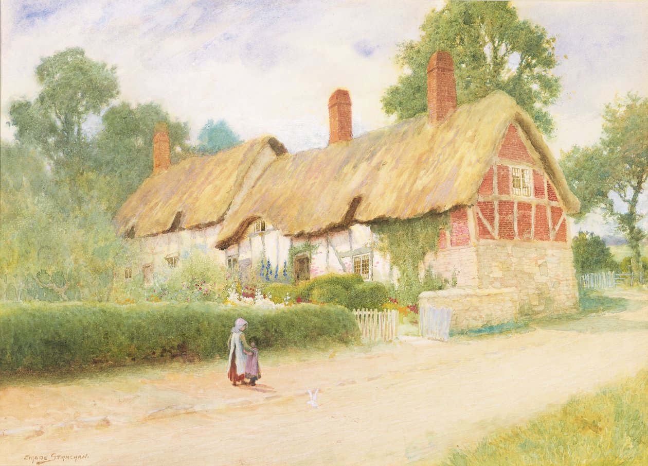 La cabaña de Ann Hathaway de Arthur Claude Strachan