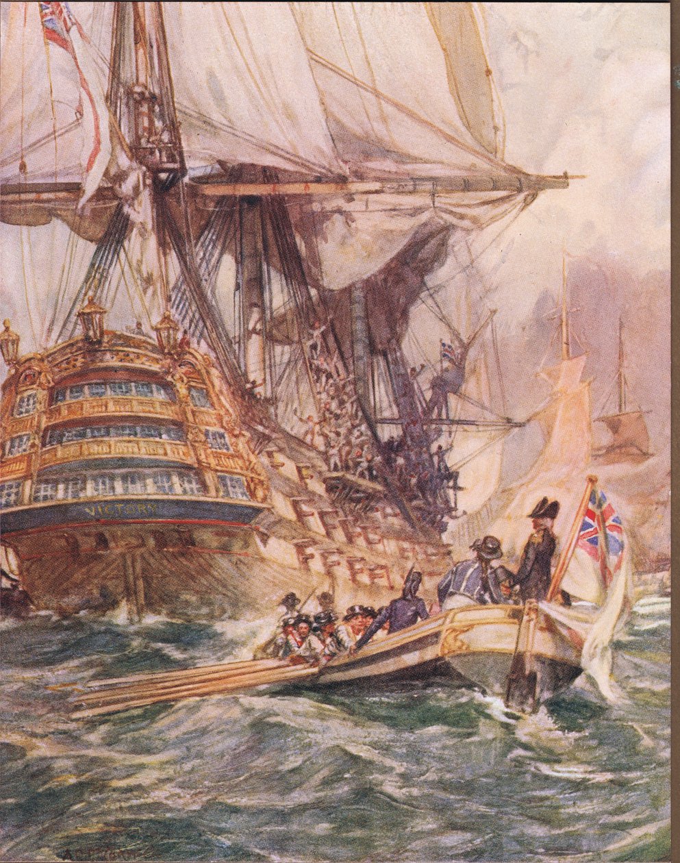 El hilo del artillero, ilustración de 