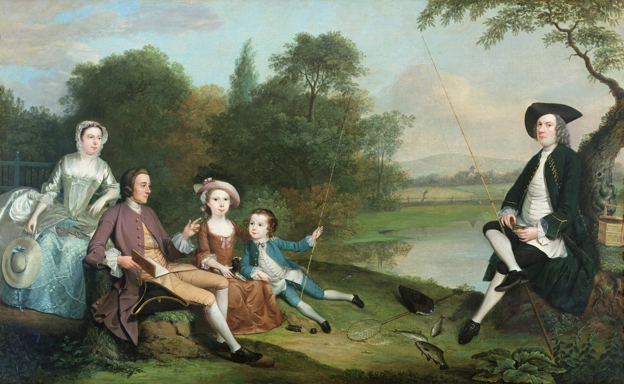 Una familia de pescadores de Arthur Devis