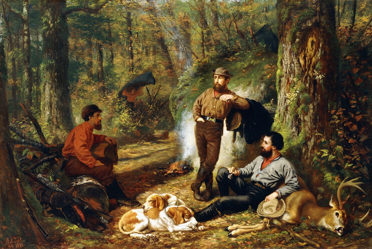 Alto en el Portaje, 1871 de Arthur Fitzwilliam Tait