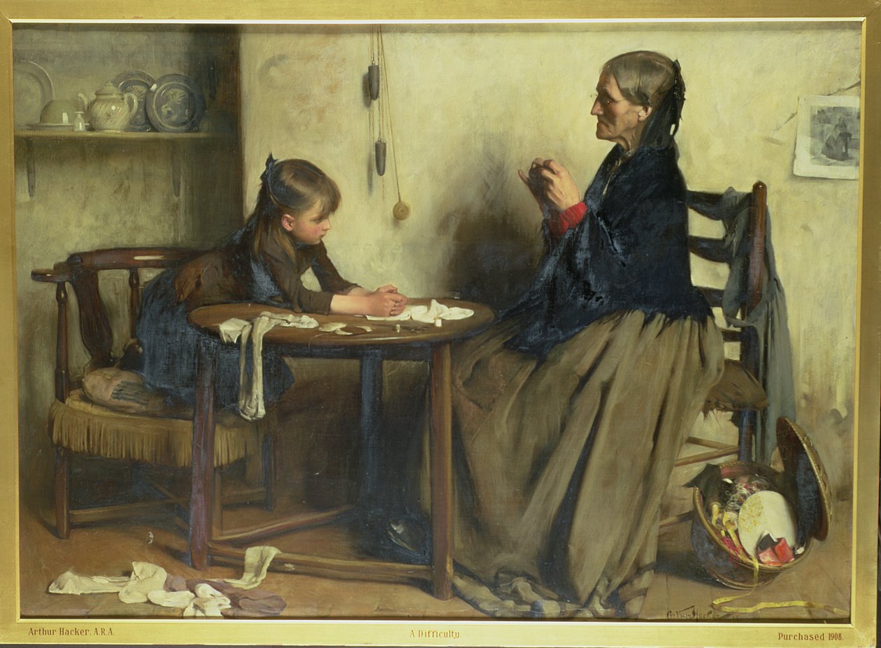 Una dificultad de Arthur Hacker