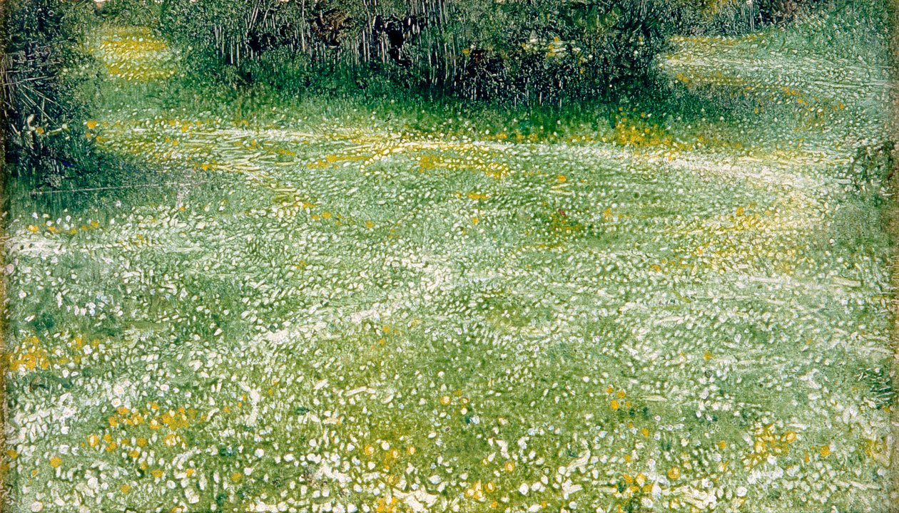 Margaritas en Burnham, c.1918 (óleo sobre lienzo) de Arthur Hacker
