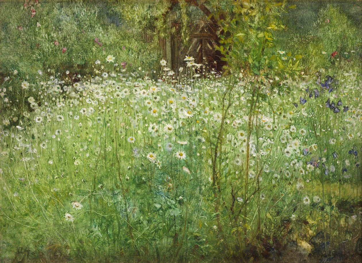 Margaritas y lirios, 1920 de Arthur Hacker