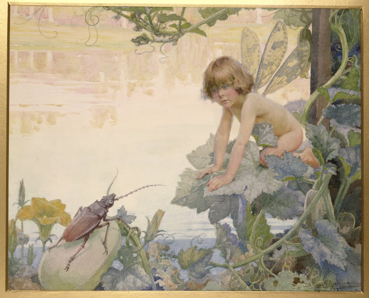 El hada y el escarabajo, 1922 de Arthur Herbert Buckland