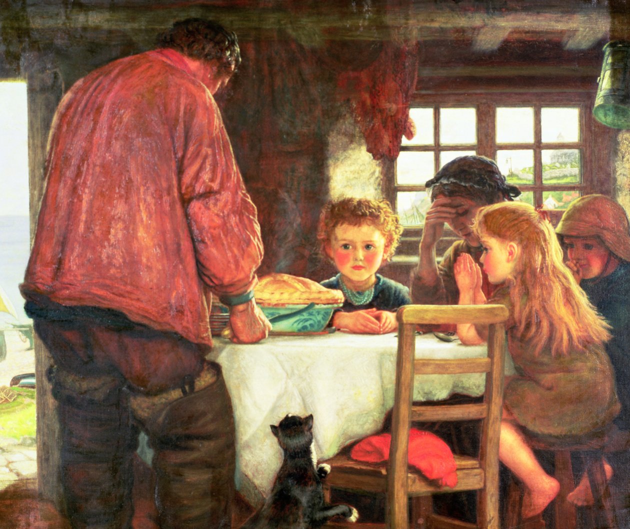 Diciendo Gracia o El Capitán y su Tripulación de Arthur Hughes