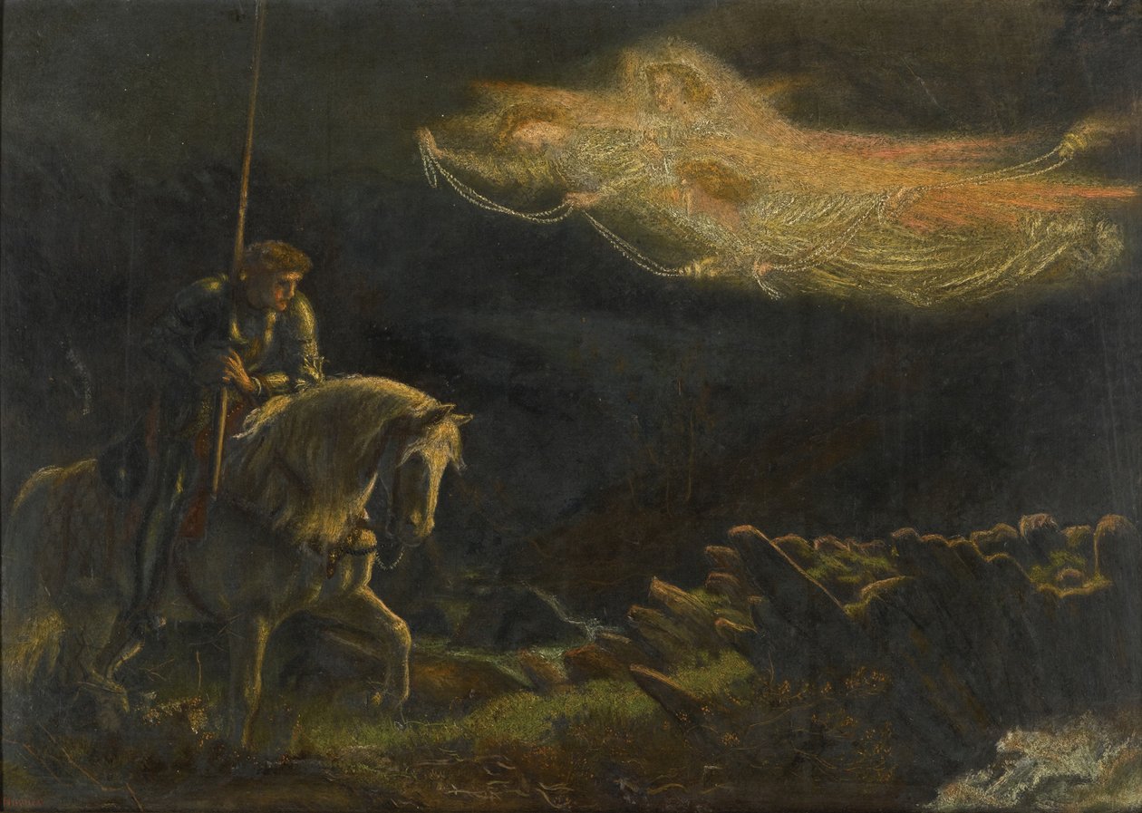 Sir Galahad. La búsqueda del Santo Grial de Arthur Hughes