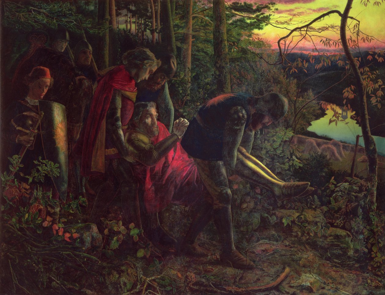 El caballero del sol, c.1859-60 de Arthur Hughes