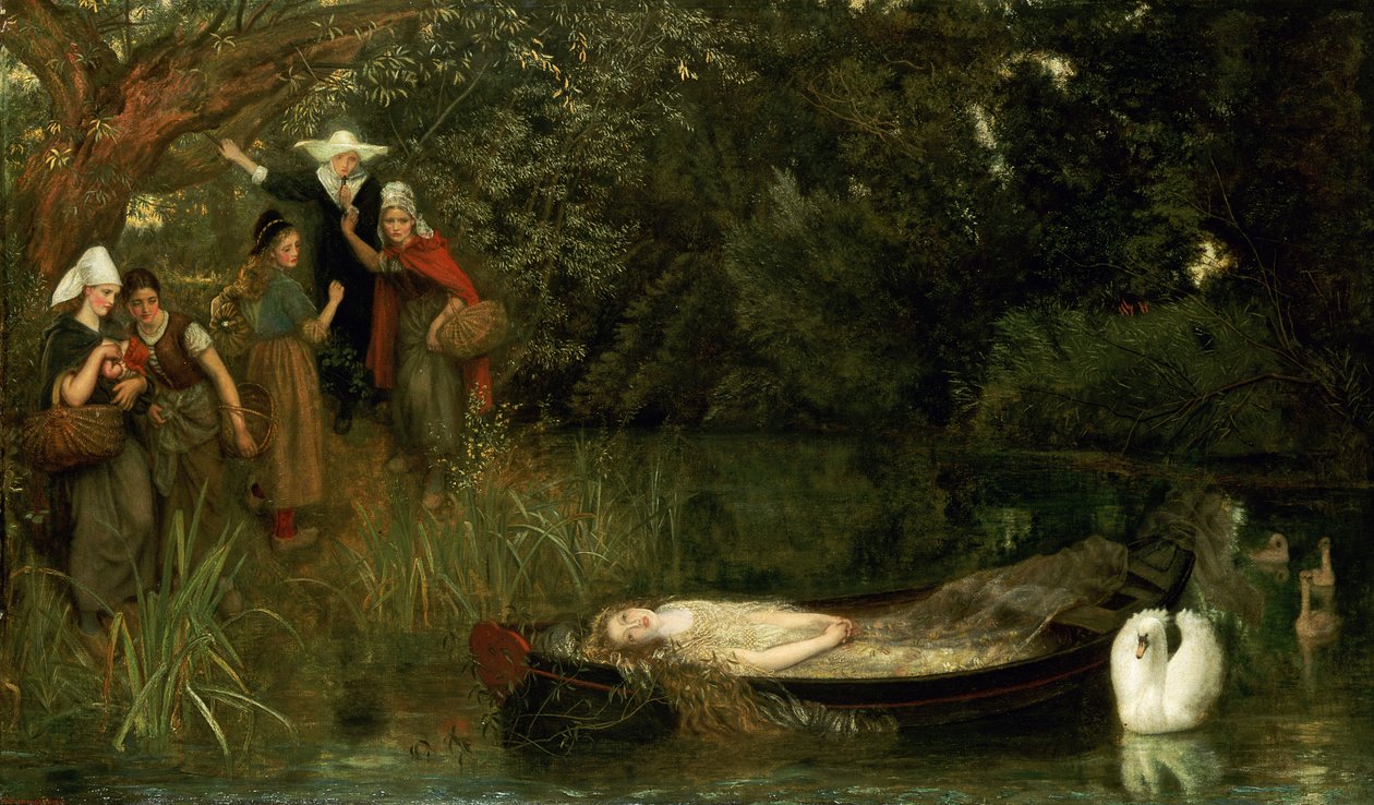 La dama de Shalott, 1873 de Arthur Hughes