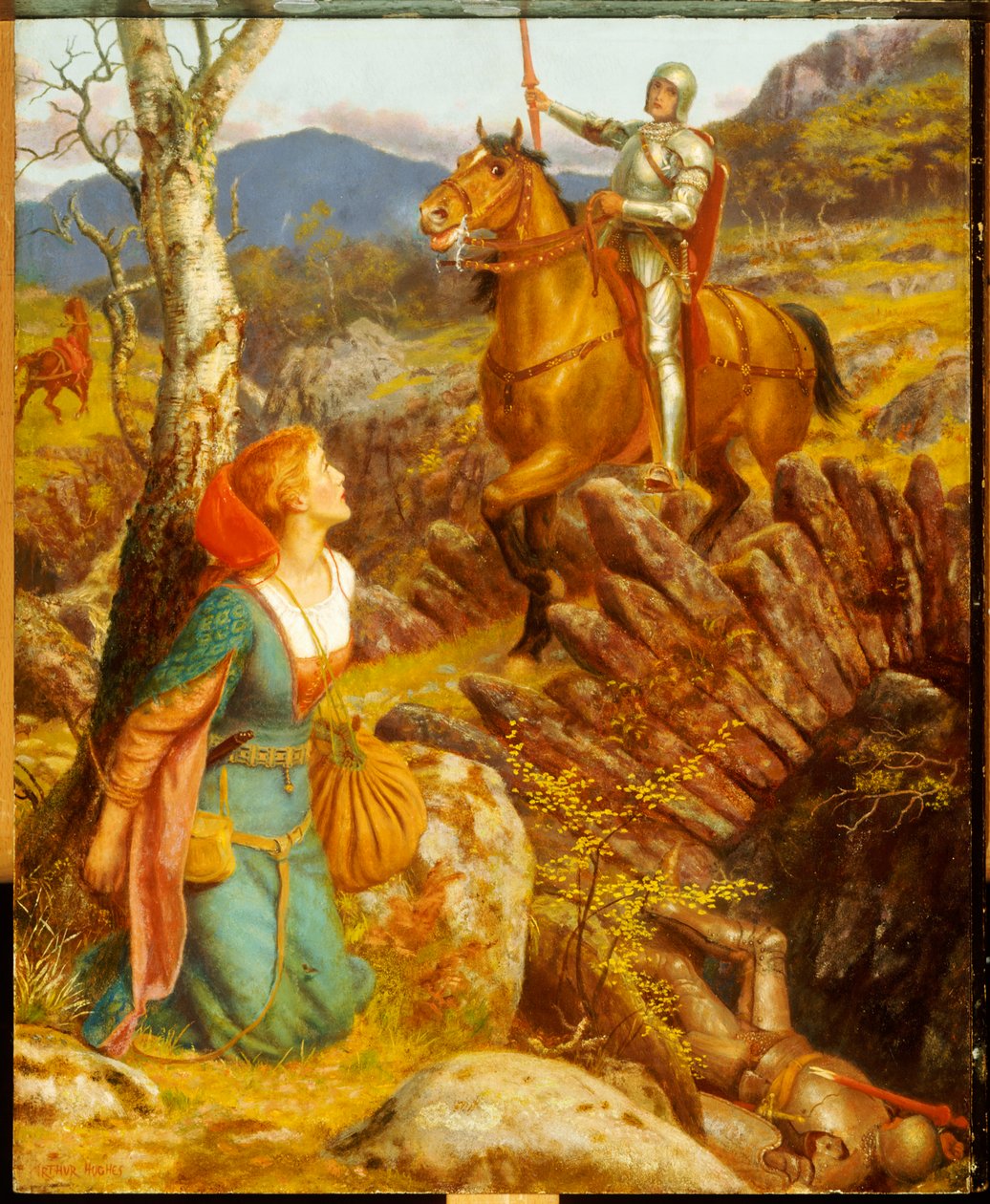 El derrocamiento del Caballero Oxidado de Arthur Hughes